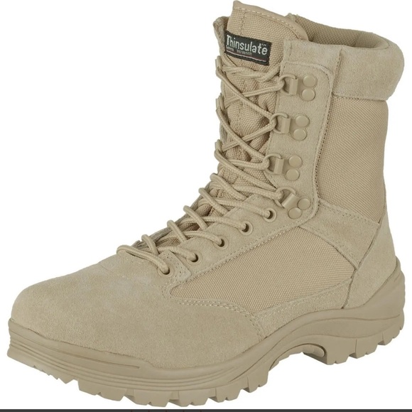 9” Desert Tactical Boot. Color: Khaki